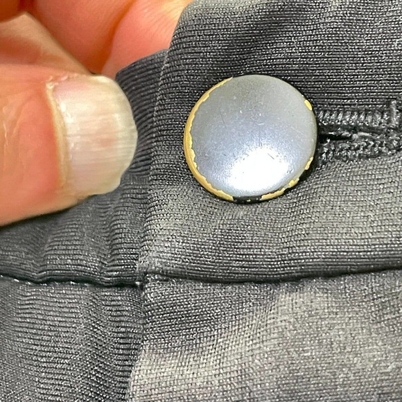 Luluemon 32 Mens Black Dark Wash Low Rise Flat Front Straight Leg Chino Pants - Picture 3 of 11